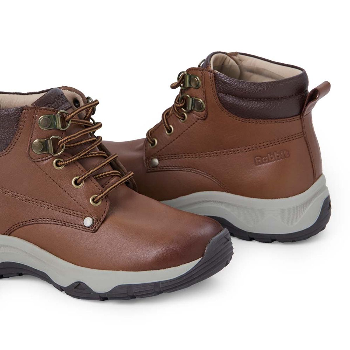 RABBIT - Botín Derby Casual ANGEL-2534 Toffe Rabbit Cuero