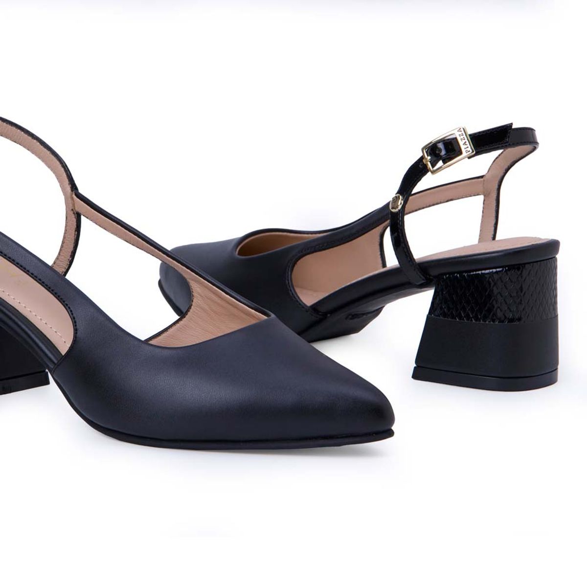 Piazza - Zapato Stiletto Vestir DON-2503 Negro Piazza