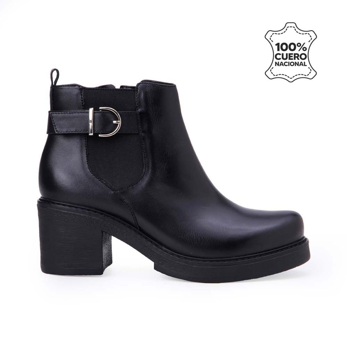 VIALE - Botín Jodhpur Casual SOFI-2541 Negro Viale Cuero