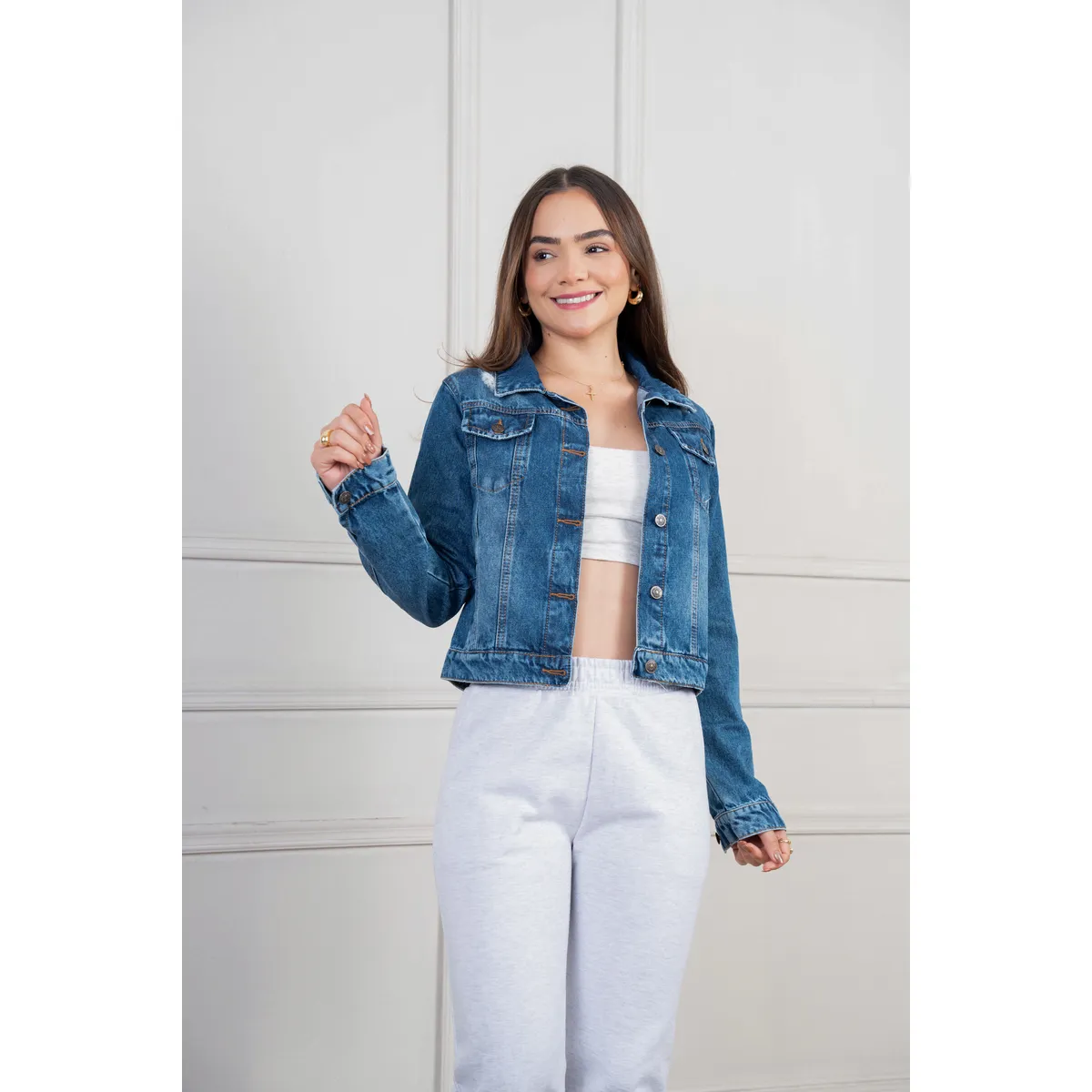 MONE OUTFIT - Casaca Jean Moné
