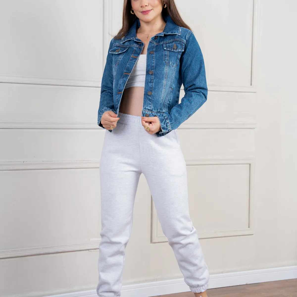 MONE OUTFIT - Casaca Jean Moné