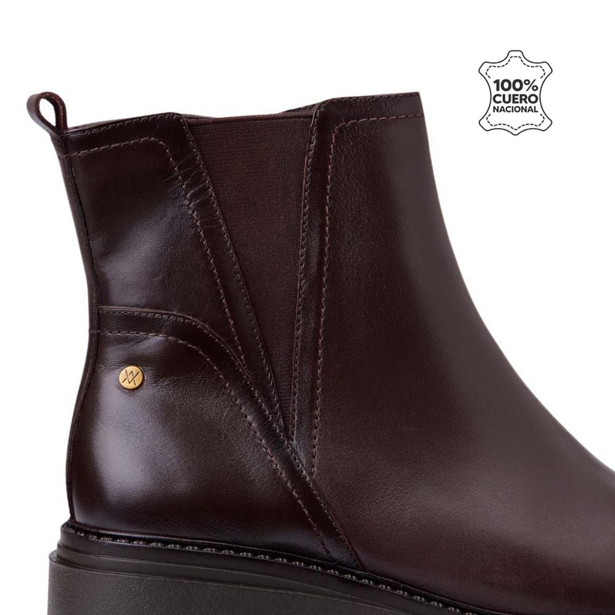 VIALE - Botín Chelsea Casual FER-2539 Africano Viale Cuero