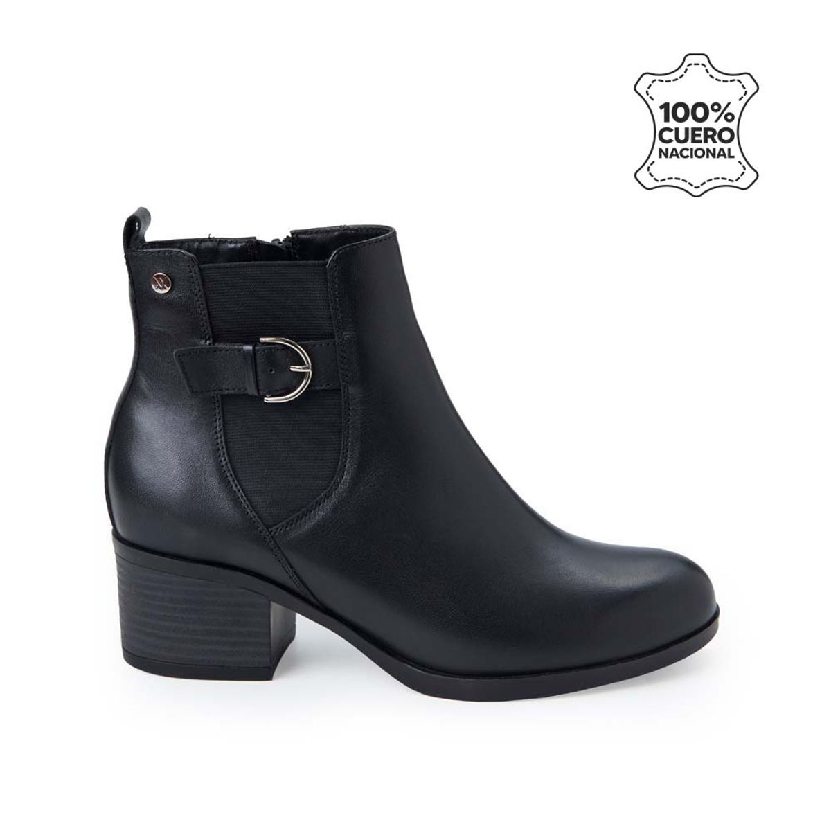 VIALE - Botín Jodhpur Casual FER-2503 Negro Viale Cuero