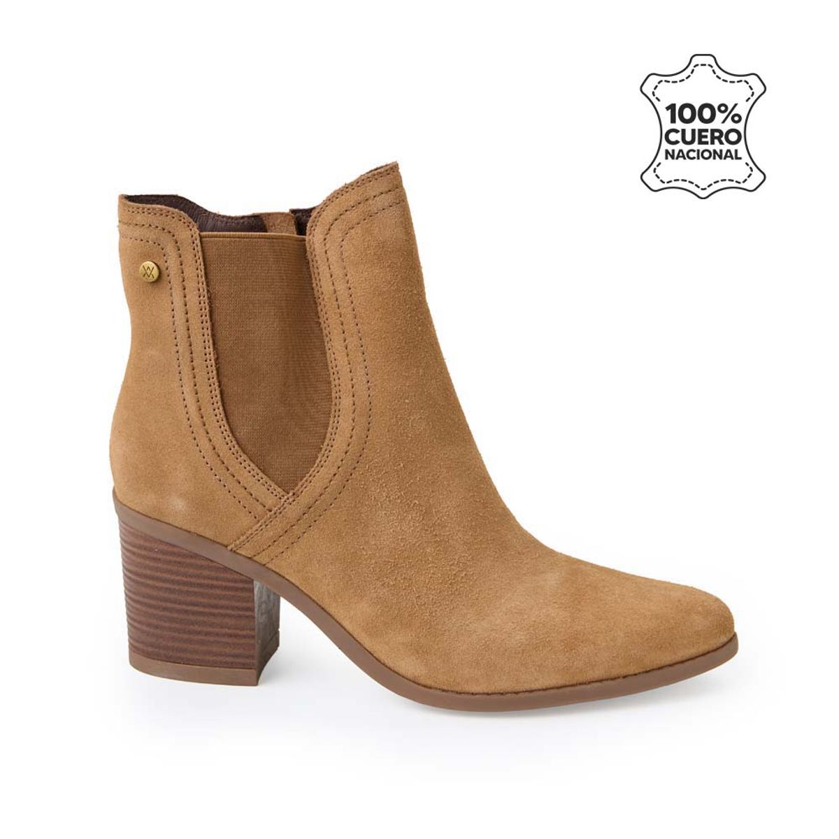 VIALE - Botín Chelsea Casual FER-2504 Caramelo Viale Cuero