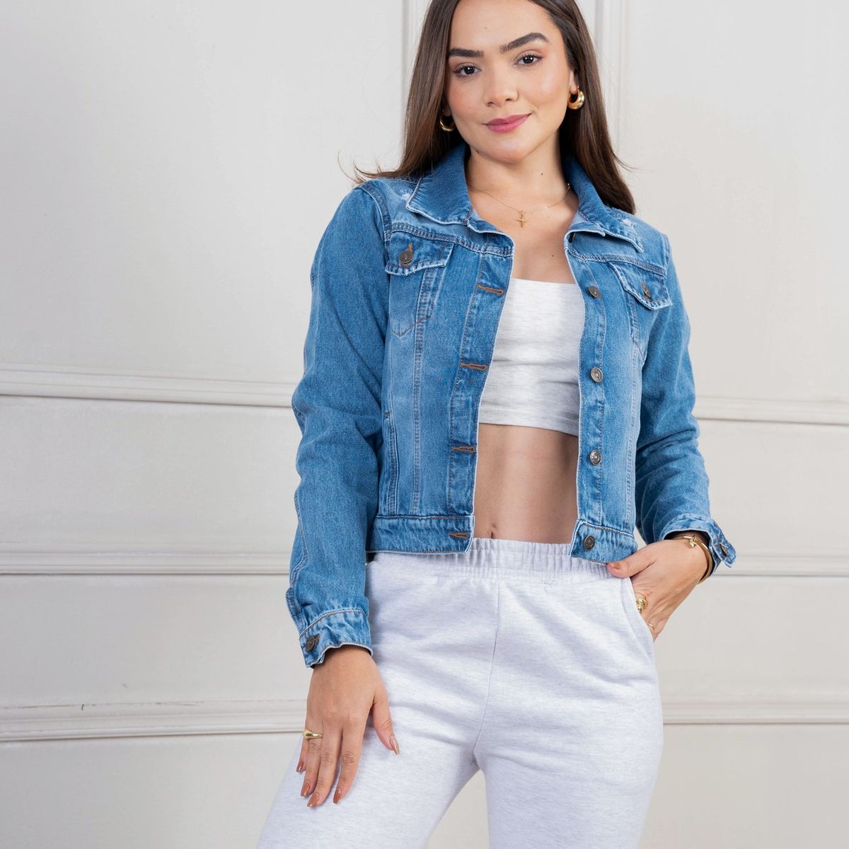 MONE OUTFIT - Casaca Jean Moné