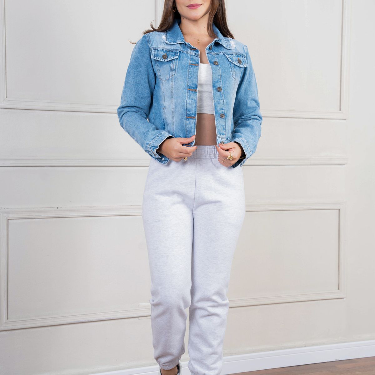 MONE OUTFIT - Casaca Jean Moné