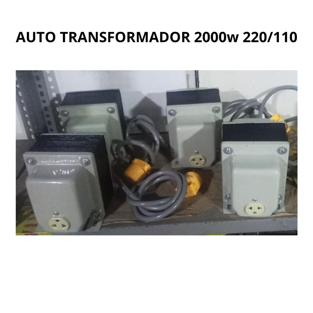 NACIONAL - Auto Transformador MONOFASICO 2000W220110