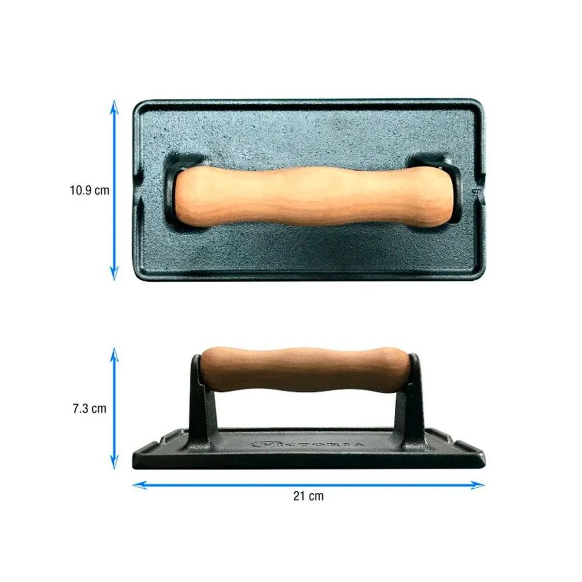 VICTORIA - Plancha Parrillera (Pisador de Carnes) 22 cm Precurado