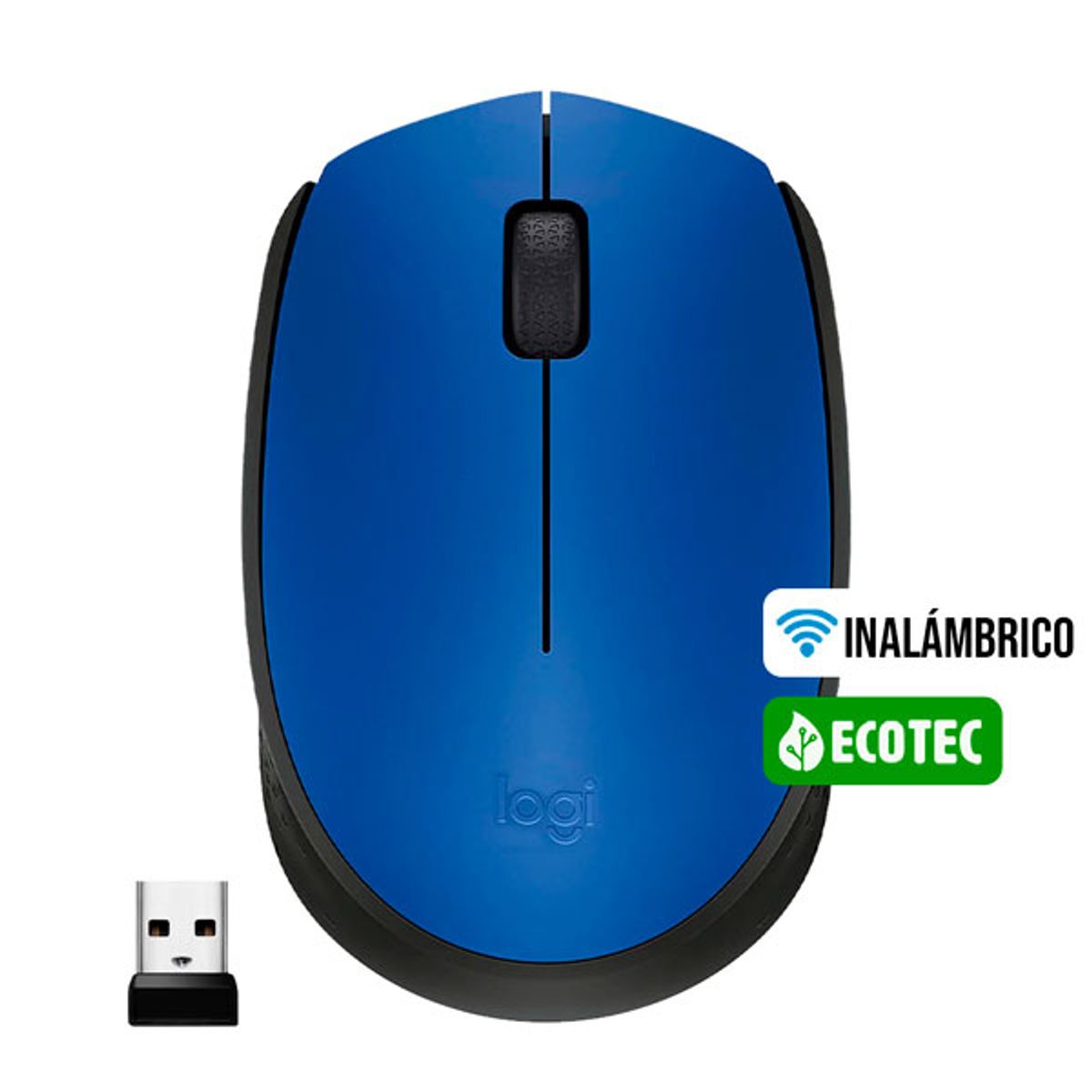 LOGITECH - MOUSE INALAMBRICO LOGITECH M170 AZUL