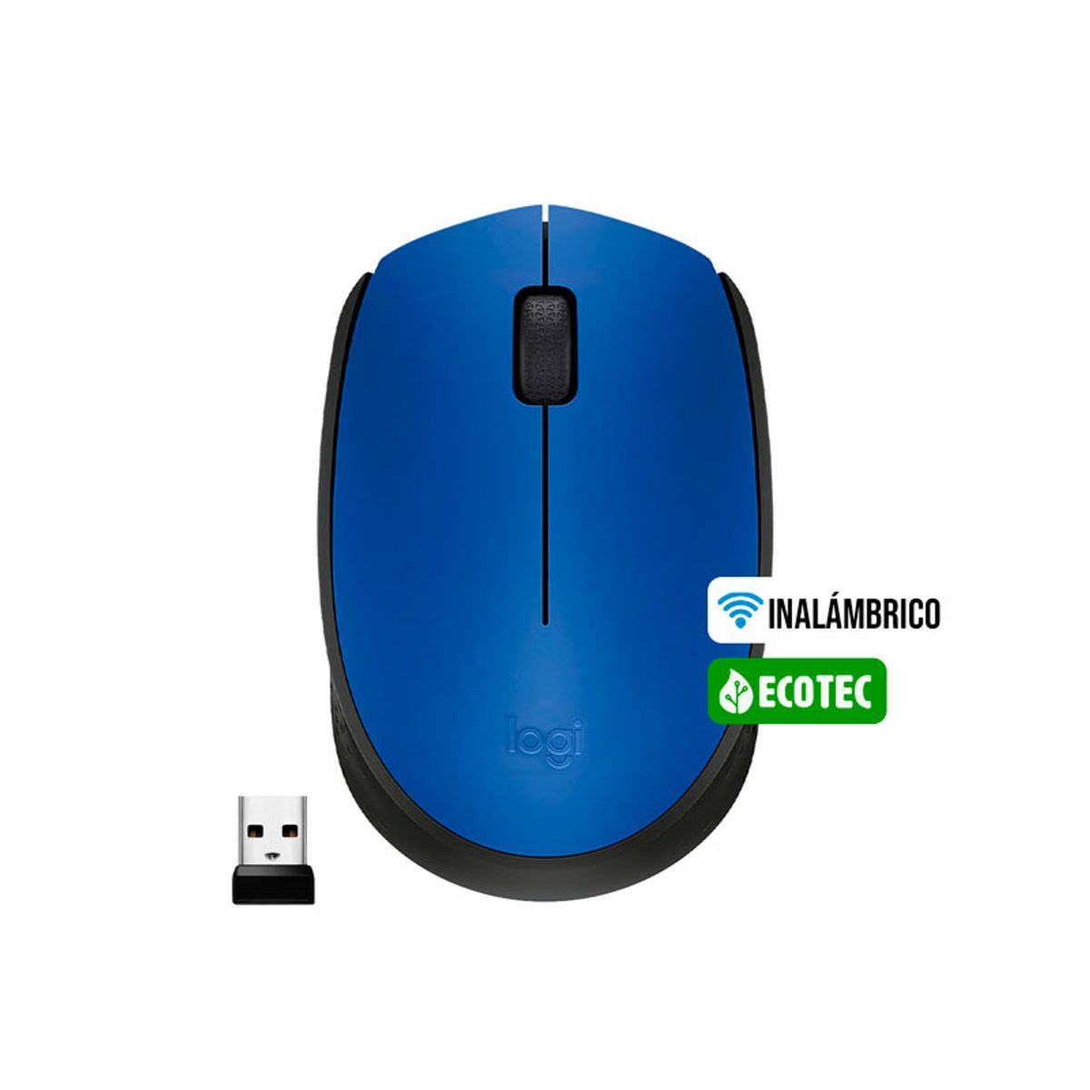 LOGITECH - MOUSE INALAMBRICO LOGITECH M170 AZUL