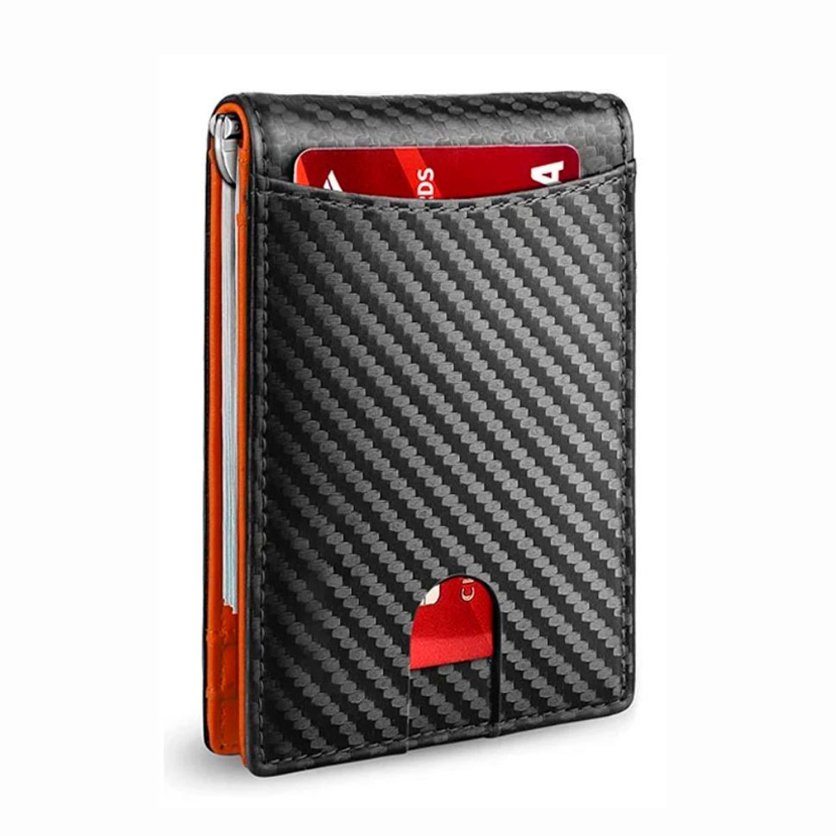 GENERICO - Billetera Antirobo Sistema Rfip con Clip Metalico