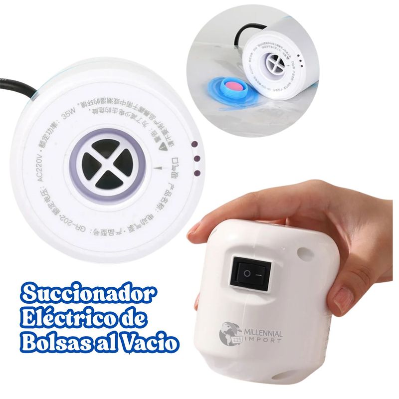 GENERICO - Mini Succionador al Vacío Eléctrica de 55W