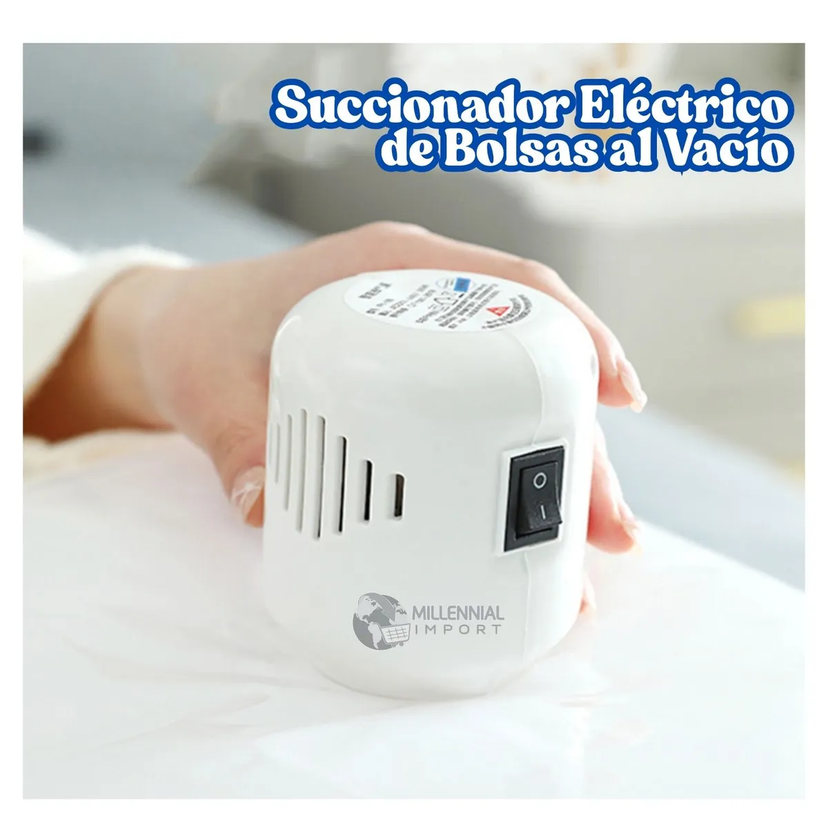 GENERICO - Succionador Compresor de Aire Eléctrico para Bolsa