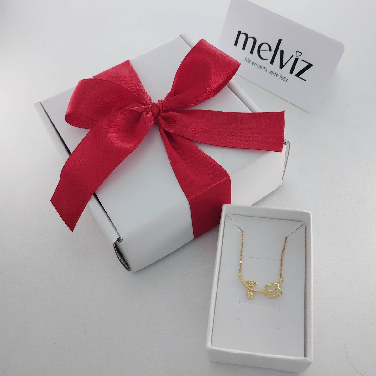 GENERICO - Collar Tulipán Dorado para mujer