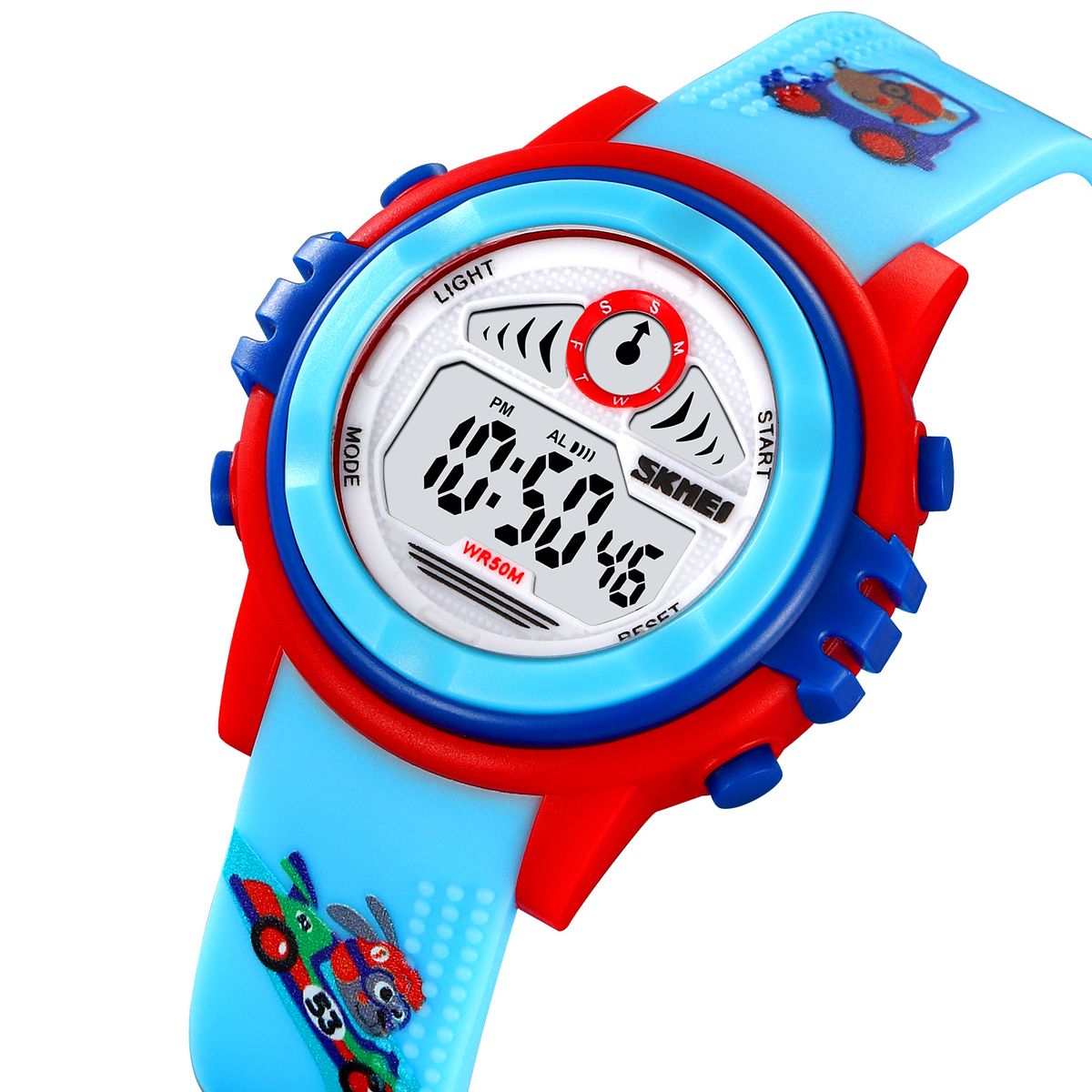 SKMEI - Reloj Skmei 2266 con diseños para niños con luces