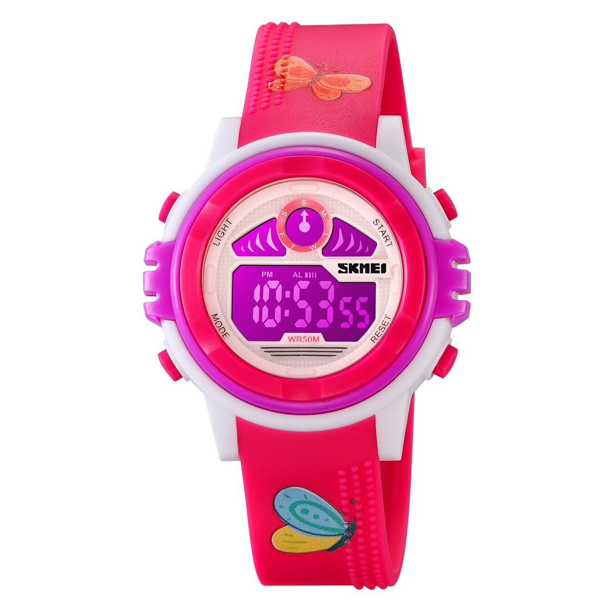 SKMEI - Reloj Skmei 2266 con diseños para niños con luces