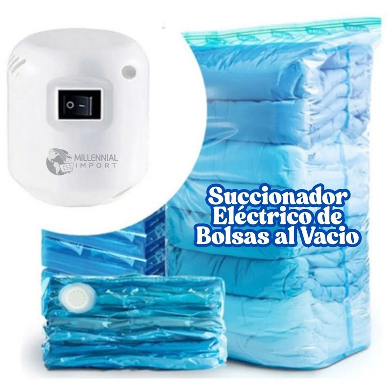GENERICO - Succionador de Aire Eléctrico para Bolsas al Vacio