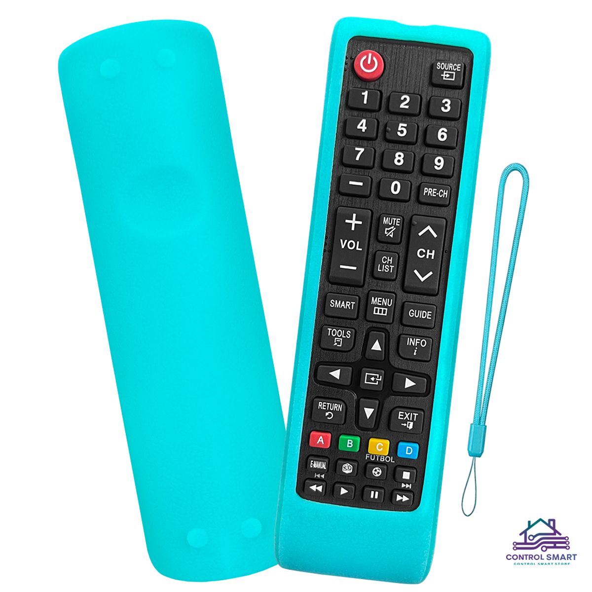 CASE - Funda de Silicona Protectora para Control Remoto Samsung Smart