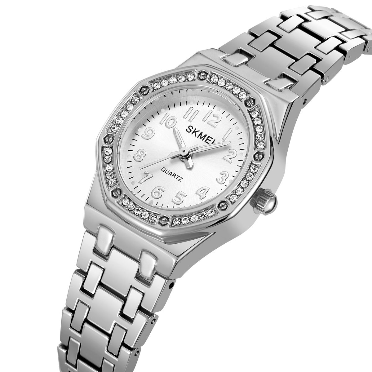 SKMEI - RELOJ SKMEI 2508  DORADO CORREA ACERO PARA MUJER