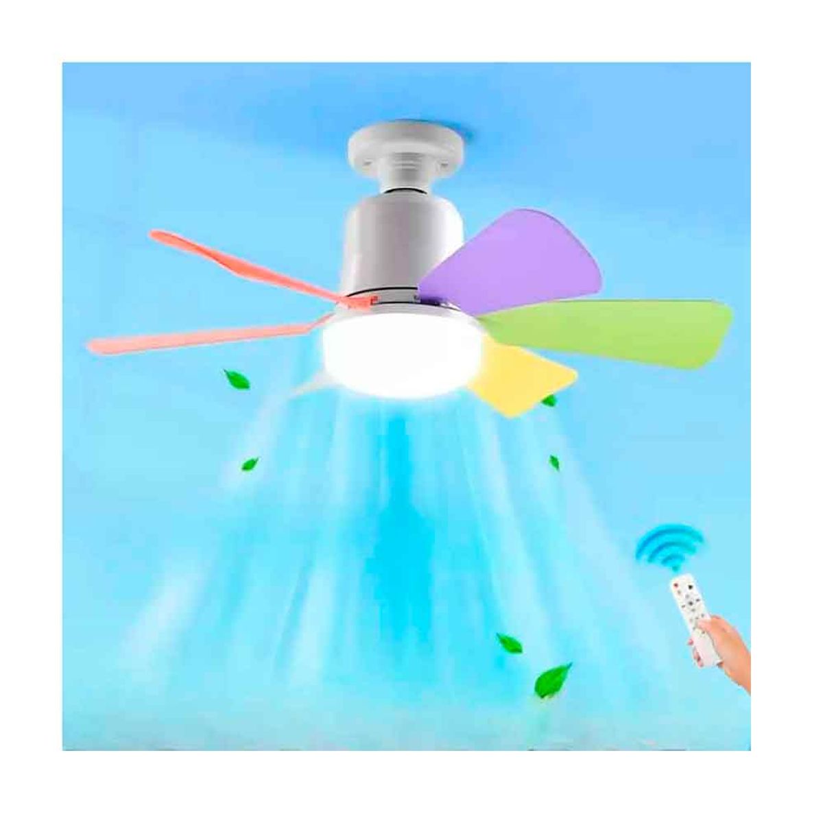 VARIOS - Foco Ventilador con Control Remoto 50W 52x19cm