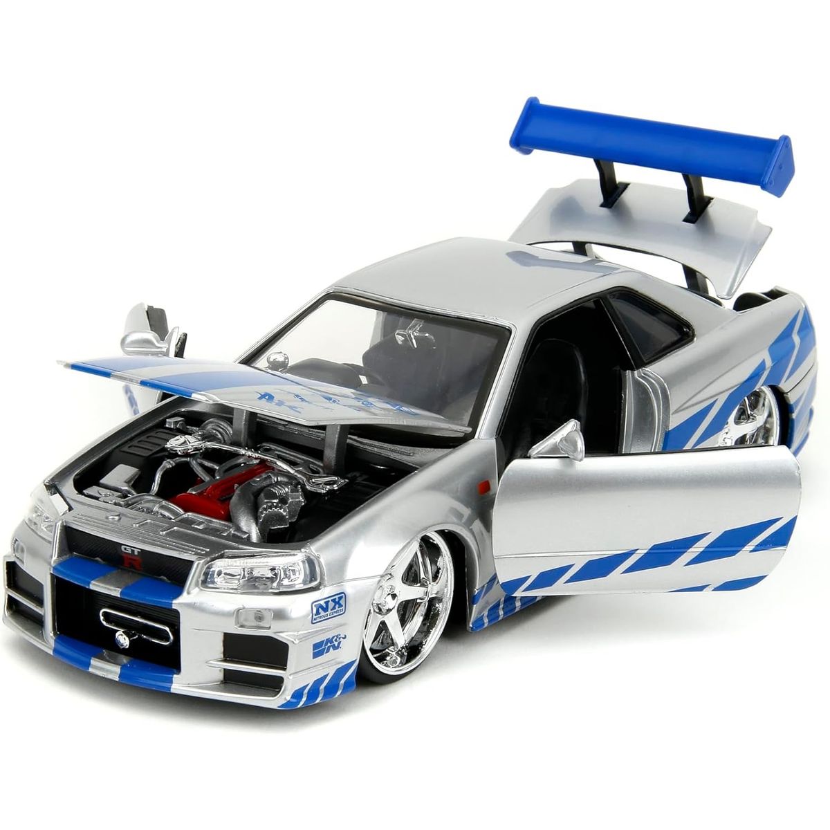 JADA TOYS - Auto Escala de Metal 1-24 Nissan Skyline R34 Rapidos y Furiosos