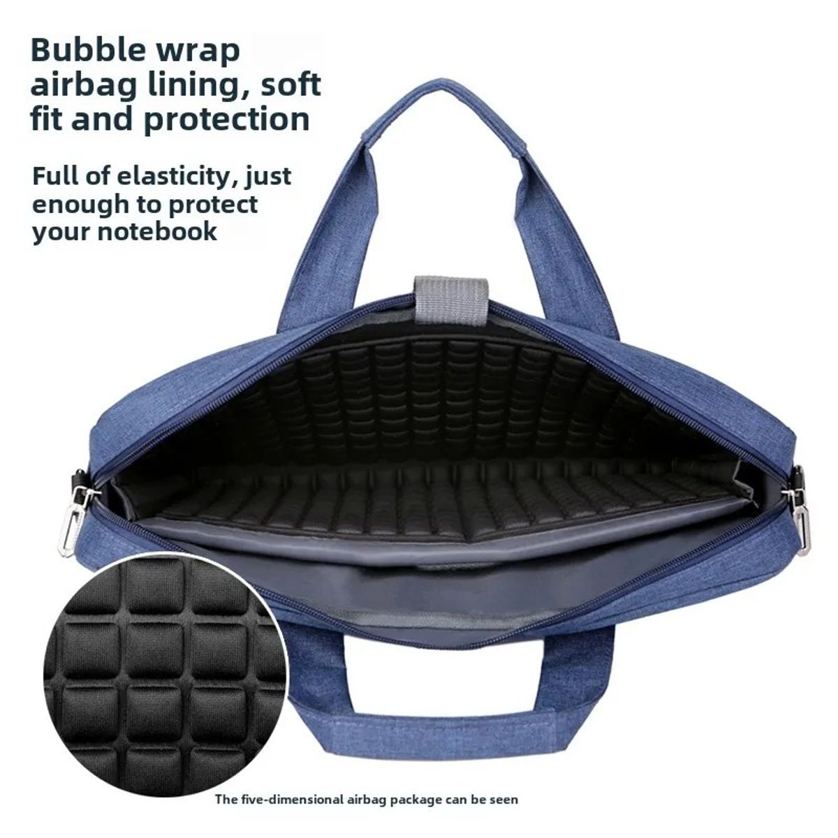 GENERICO - Maleta Maletin porta Laptop o Macbook Air Pro 16 - 17.3 - Azul