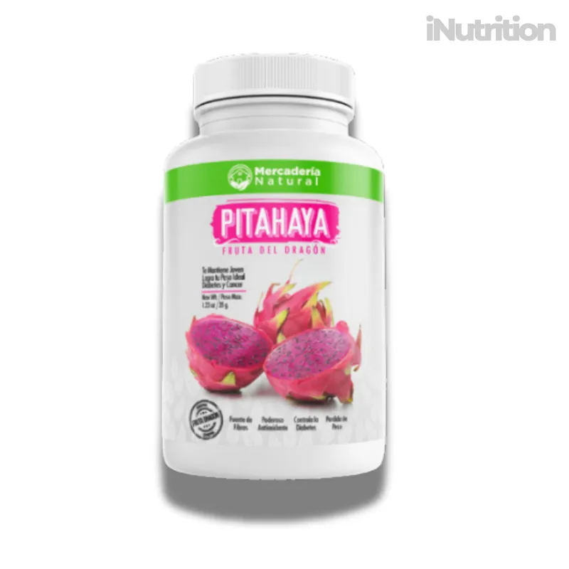 GENERICO - PITAHAYA EN CAPSULAS 60 UND- FRUTA DEL DRAGON