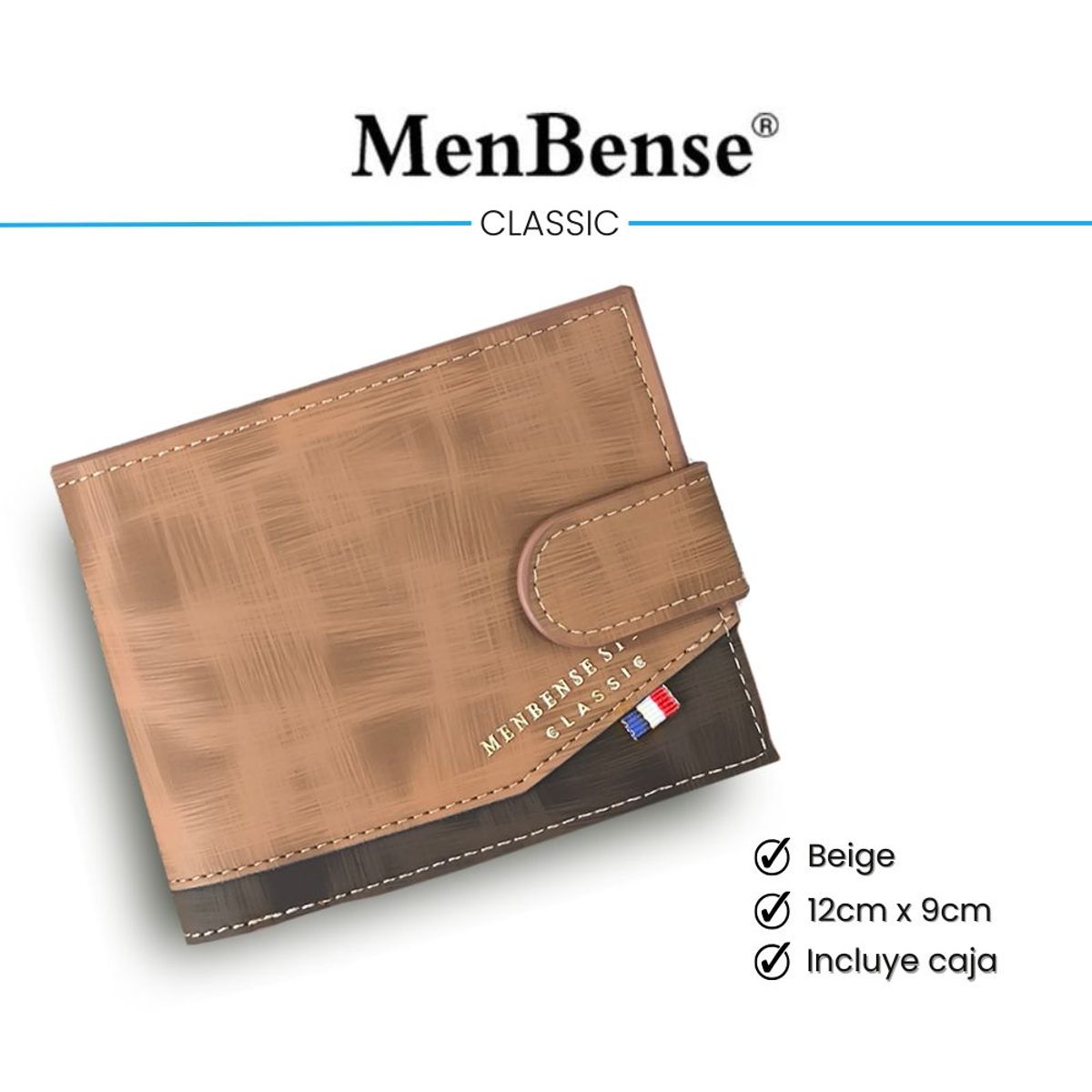 GENERICO - Billetera de cuero Menbense - Elegante