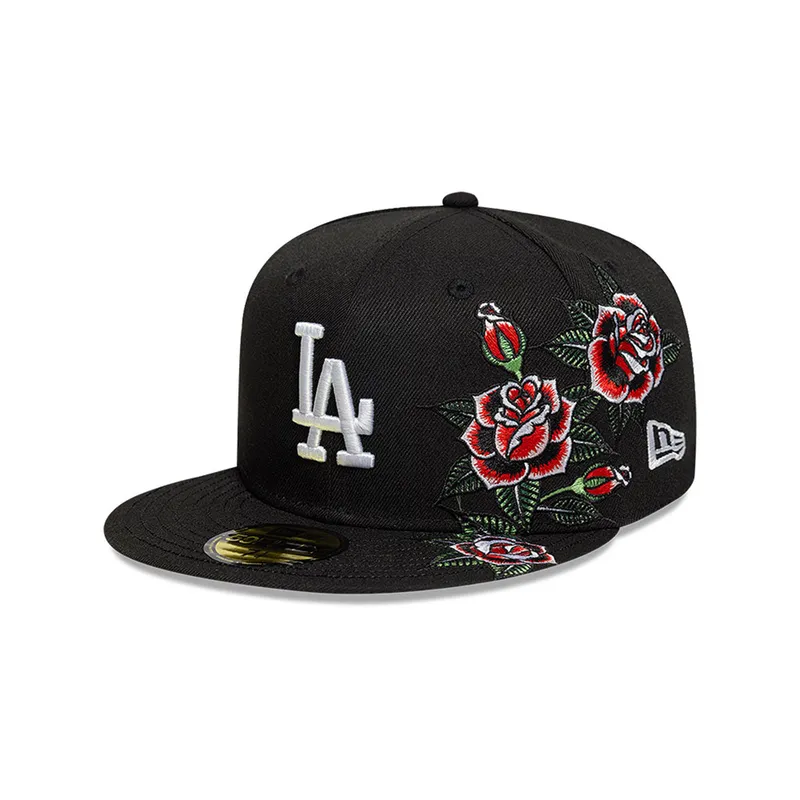 NEW ERA - Gorra 59Fifty Los Angeles Dodgers Floral Black
