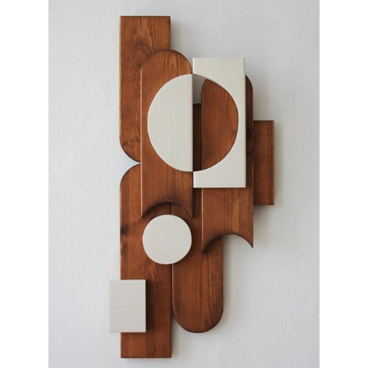 BOSQUE INVERNAL DECORACION ECO ALTERNATIVA - Escultura de pared en madera HALF