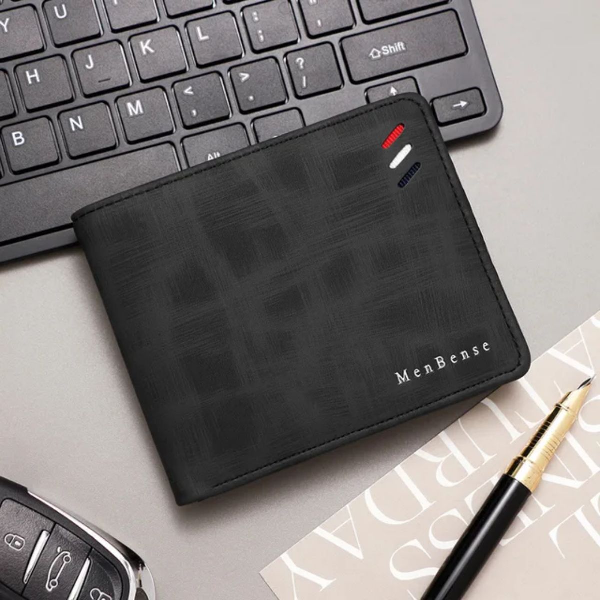 GENERICO - Billetera de cuero Menbense - Elegante