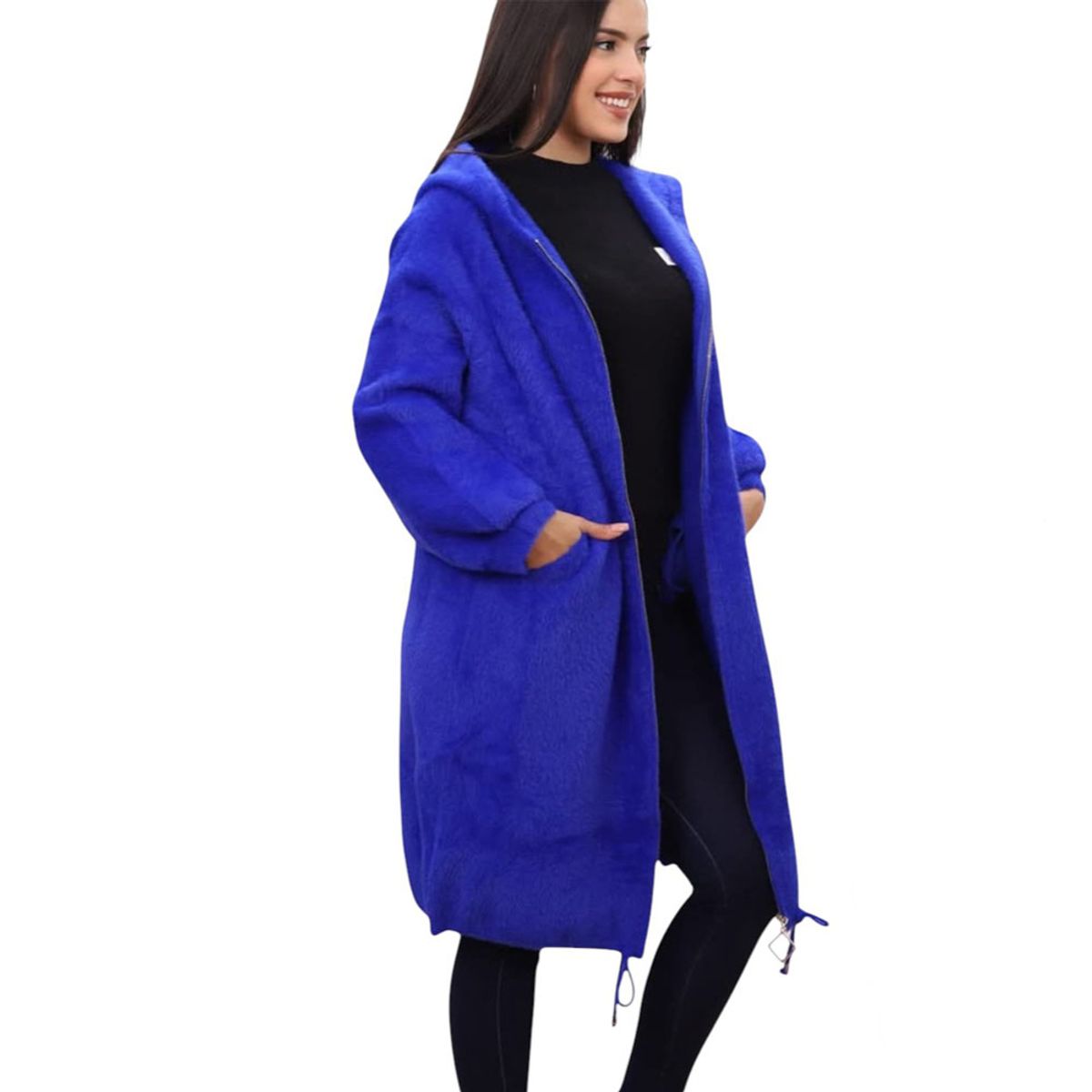 GENERICO - Abrigo Mujer Agua De Mar Import Jul-85 Azul