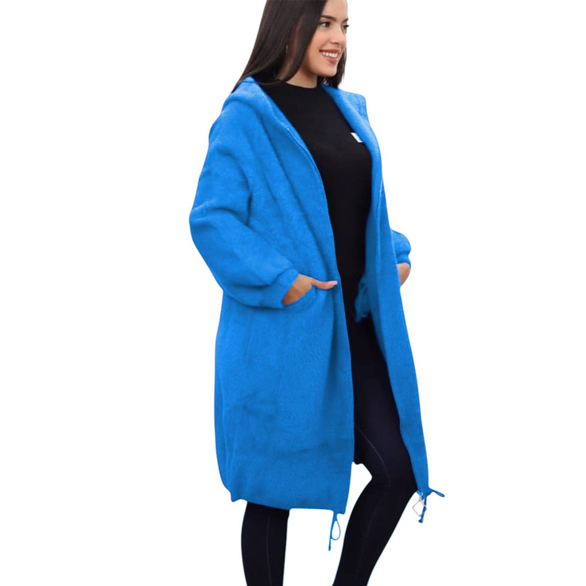 GENERICO - Abrigo Mujer Agua De Mar Import Jul-85 Celeste