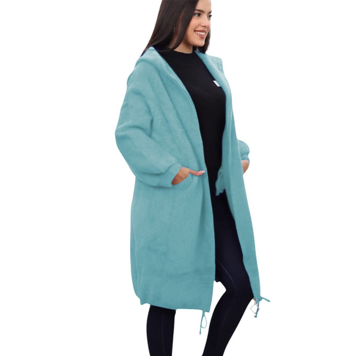 GENERICO - Abrigo Mujer Agua De Mar Import Jul-85 Verde