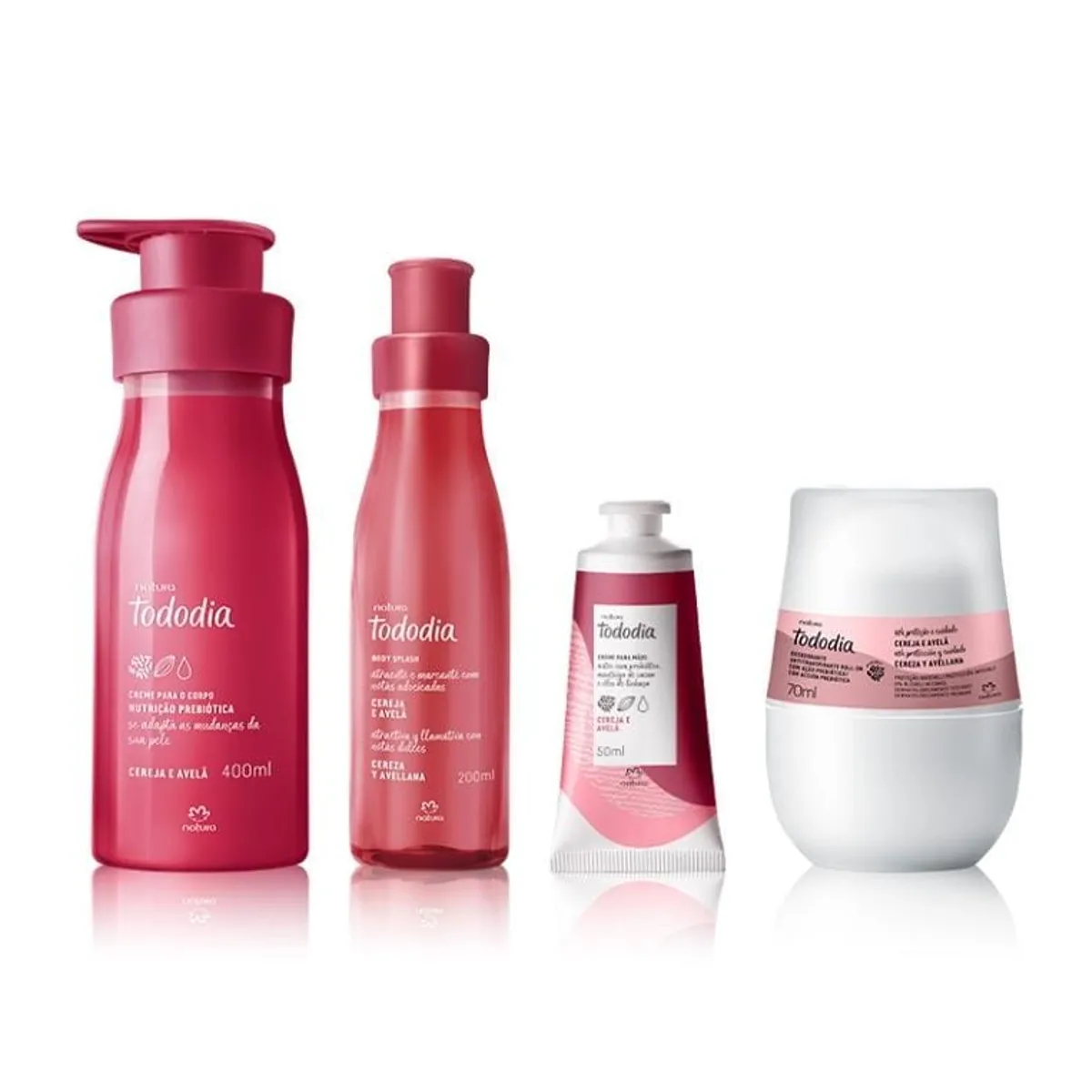 NATURA - Tododia Cereza y Avellana Kit x4 - Natura