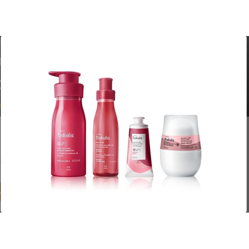 NATURA - Tododia Cereza y Avellana Kit x4 - Natura