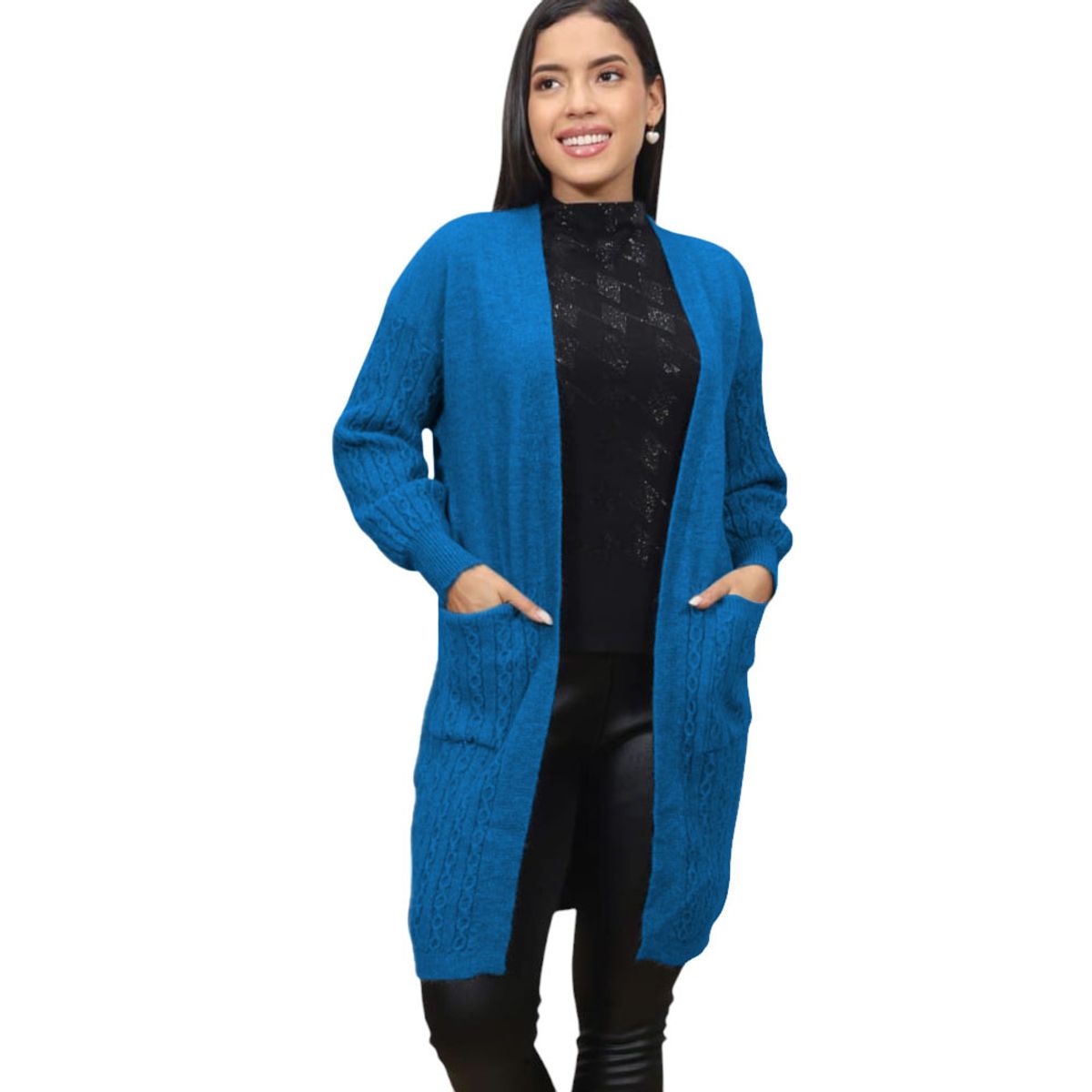 GENERICO - Abrigo Mujer Capa Import Jul-55 Color Azul