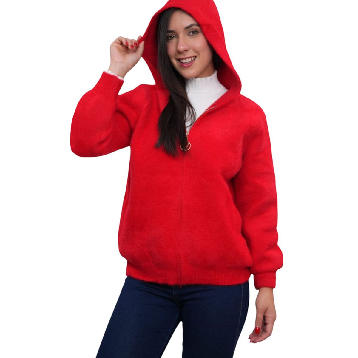 GENERICO - Abrigo Mujer Caperucitaimport Jul-60 Color Rojo