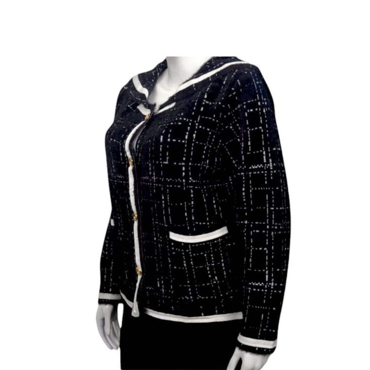 GENERICO - Abrigo Mujer Marinera Import Jul-58 Color Negro