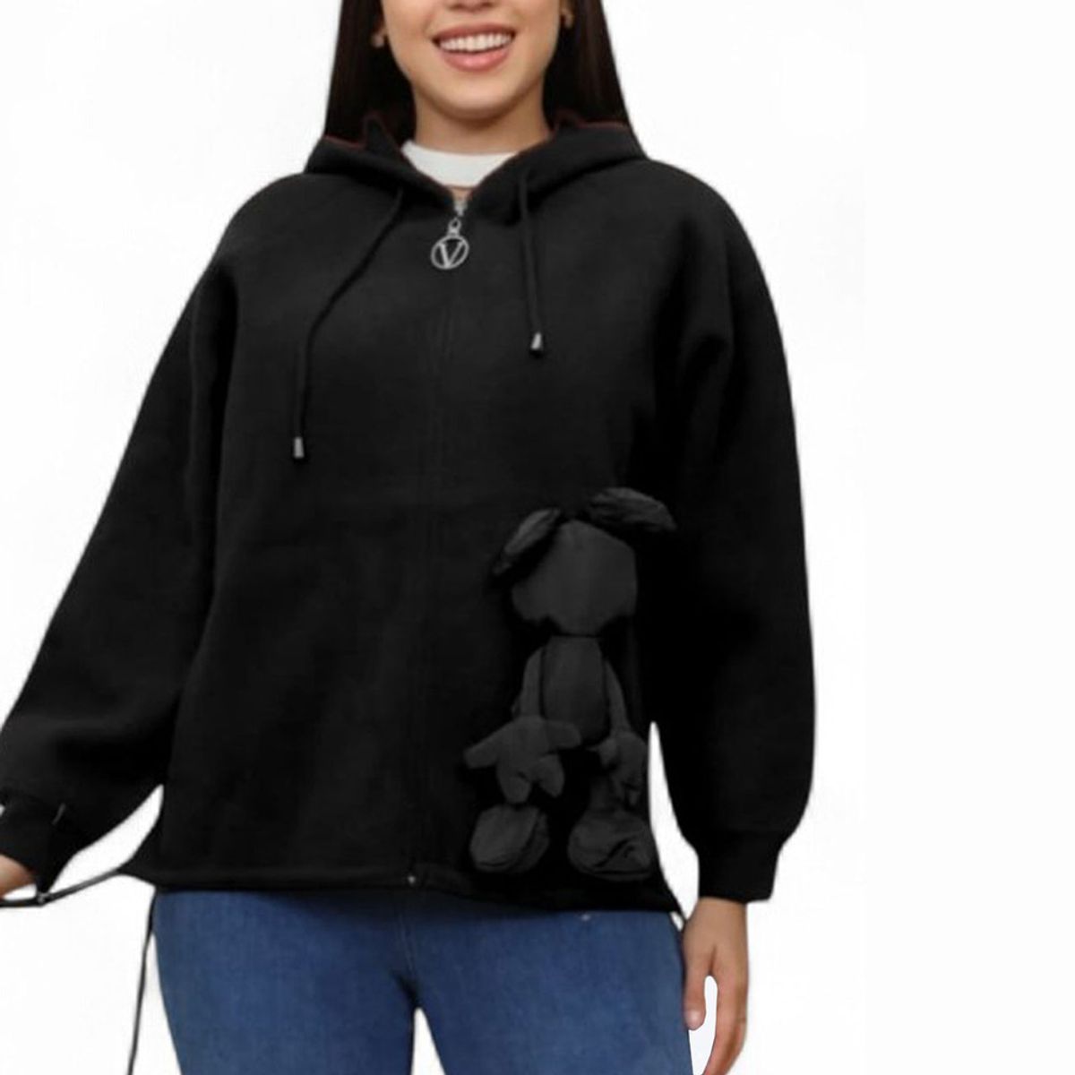 GENERICO - Abrigo Mujer Poso Import Jul-65 Color Negro