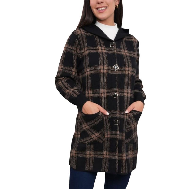 GENERICO - Abrigo Mujer Bata Comodi Import Jul-78 Color Camel