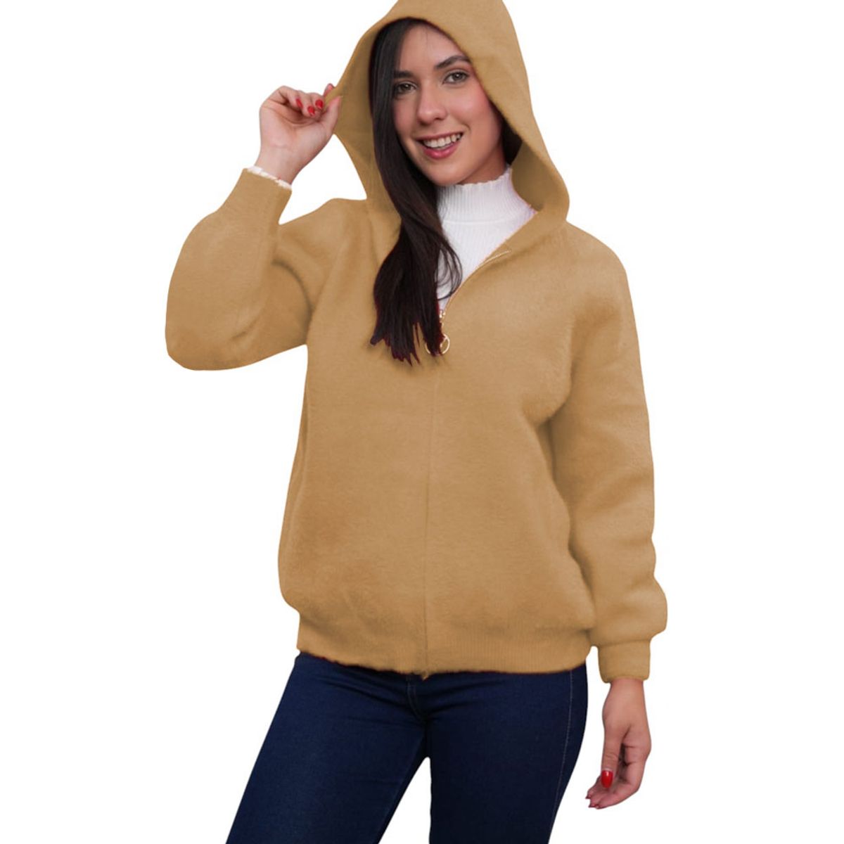 GENERICO - Abrigo Mujer Caperucitaimport Jul-60 Color Mostaza