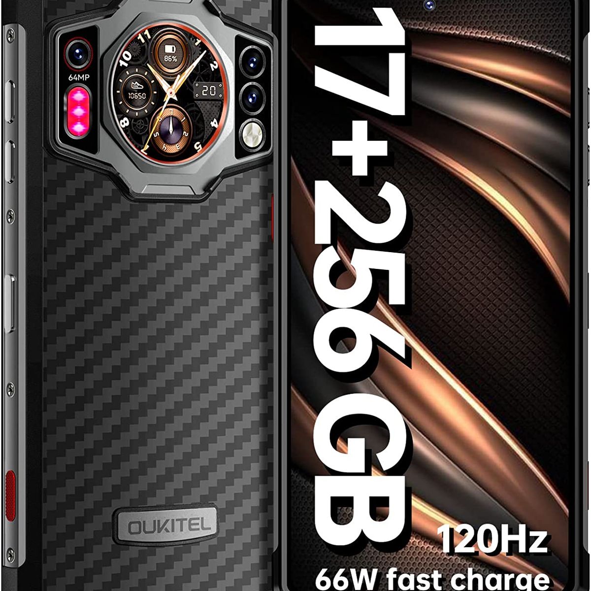 DOOGEE - Celular OUKITEL WP21 17GB+256GB-Negro