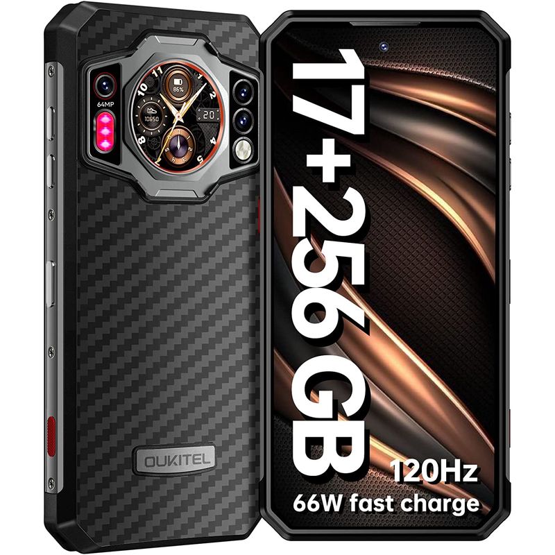 DOOGEE - Celular OUKITEL WP21 17GB+256GB-Negro