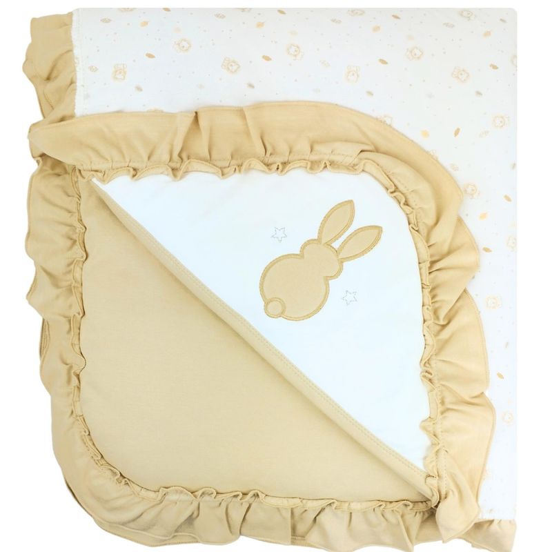 BABY MERINOS - Colcha bebé acolchada Reversible - Algodon - S0545