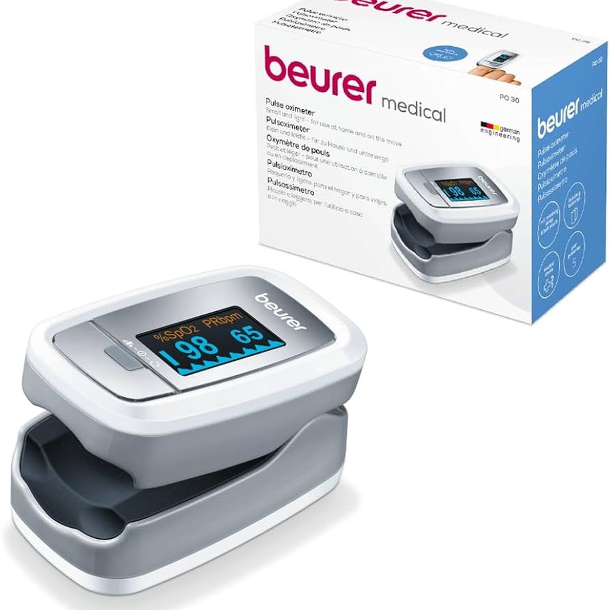 GENERICO - OXIMETRO DE PULSO DIGITAL MARCA BEURER