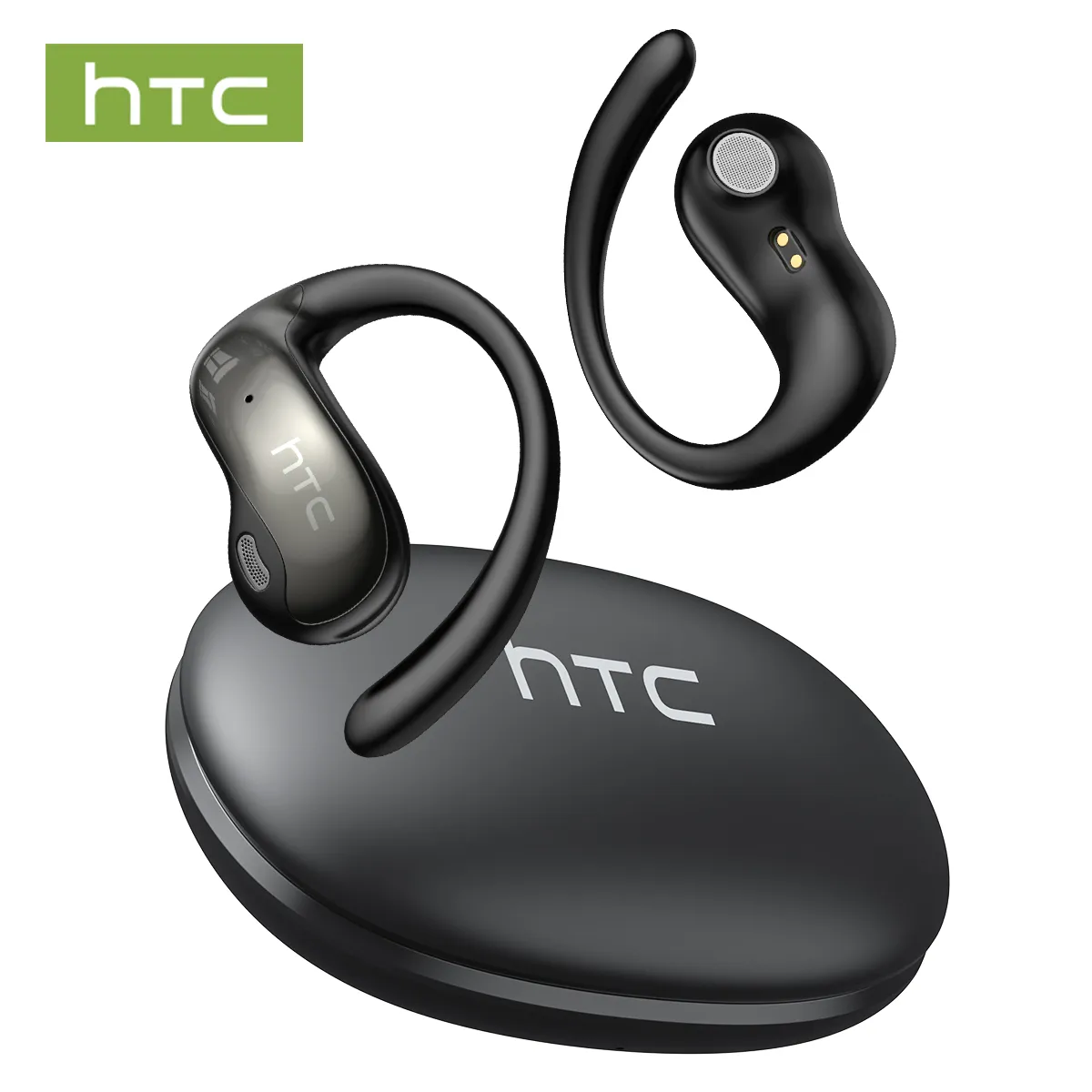 HTC - Auriculares Bluetooth inalámbricos HTC NE19 Negro