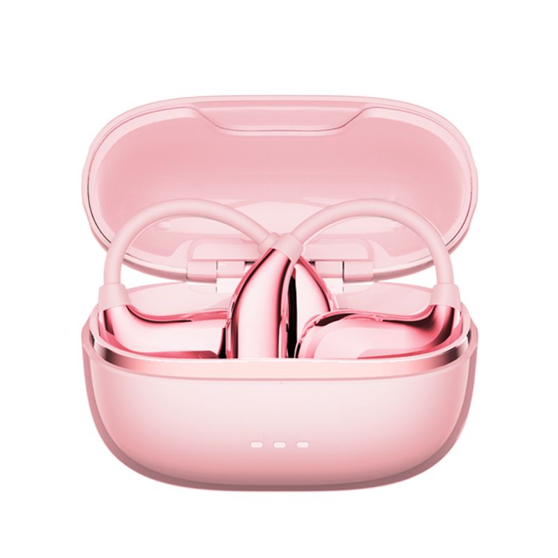 HTC - Auriculares Bluetooth inalámbricos Comercio deportivo HTC NE18 Rosa