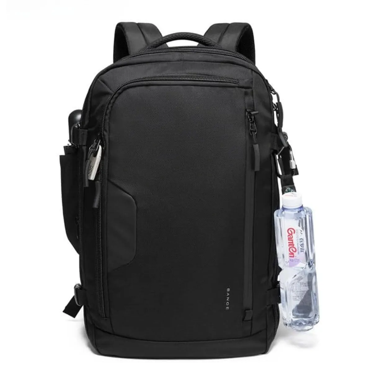 BANGE - Mochila Viajera The Journeypack 40L - Candado Brújula y Cubierta Impermeable