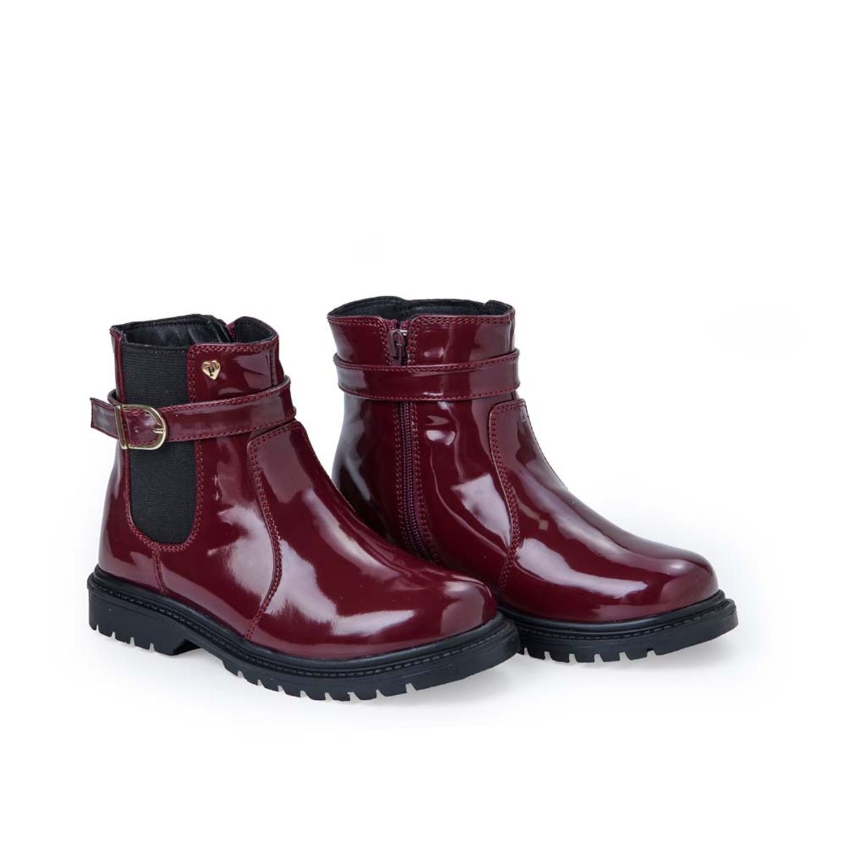 Piazza - Botín  Casual CLARA-2504 Vino Piazza Kids